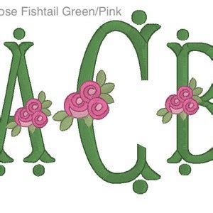 Wreath Sash With Rose Fishtail Triple Monogram Wreath Bow Front Door