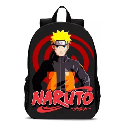 Mochila Escolar Infanto Juvenil Naruto Uzumaki Anime Desenho No Shoptime