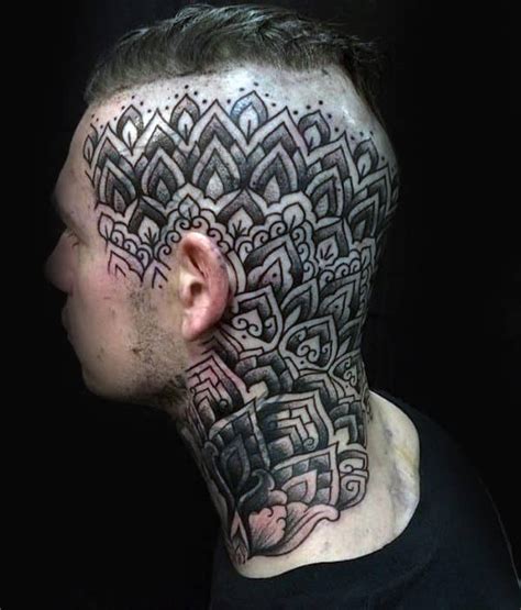 Head Tattoos For Men Masculine Ink Design Ideas