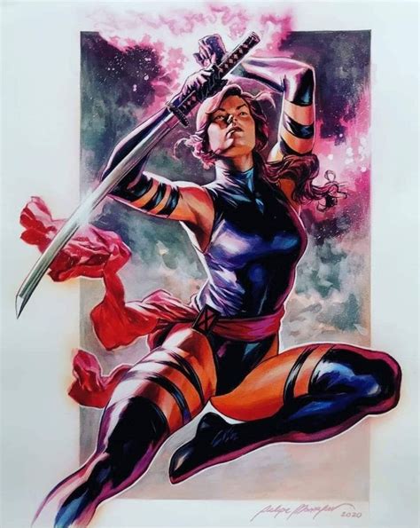 Psylocke By Felipe Massafera Psylocke Marvel Comics Art Xmen Art