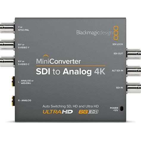 Blackmagic Design Mini Converter Sdi To Analog K Holdan Limited