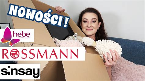 Giga Haul Nowo Ci Rossmann Hebe Sinsay Youtube