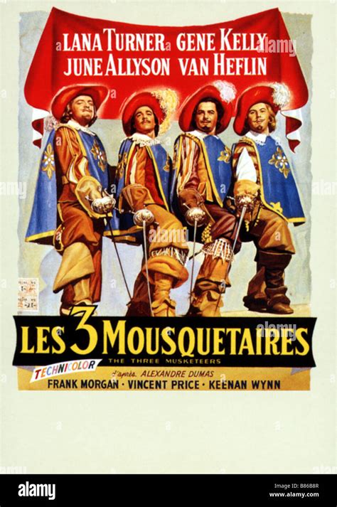 Los tres mosqueteros Año 1948 EE UU Director George Sidney póster