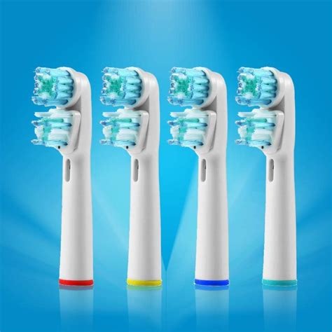 20pcs Electric Oral Toothbrush Replacements Heads Dual Cross Action Clean