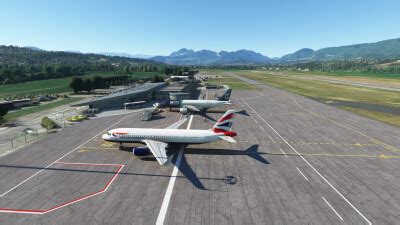 Lflb Chambery Savoie Mont Blanc Airport Microsoft Flight Simulator Orbx