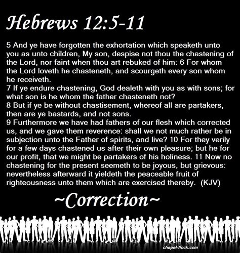 Hebrews 12:5-11 | Scripture cards, Hebrews 12, Scripture