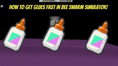 How To Get Glues Fast In Bee Swarm Simulator Youtube