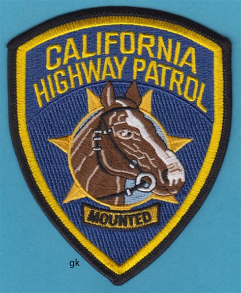 California Highway Patrol Police Patch For Sale Online Ebay