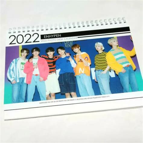 ENHYPEN PHOTO DESK Calendar 2023 2024 Calender Sticker KPOP Jay Jake