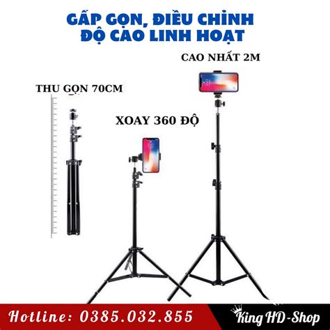 Giá đỡ điện Thoại Hỗ Trợ Livestream Chụp ảnh Quay Tiktok Chuyên