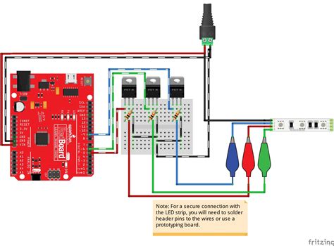 Non Addressable RGB LED Strip Hookup Guide SparkFun Learn