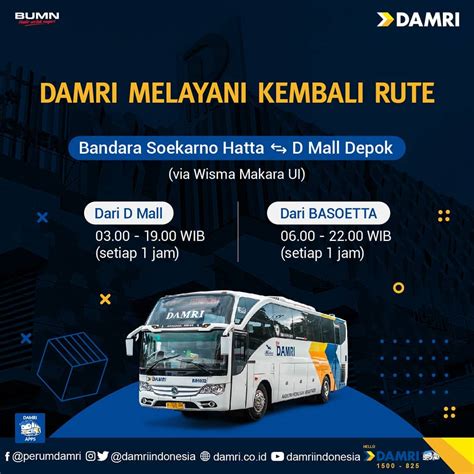 Bus Damri Depok Ke Bandara Soekarno Hatta Info Depok