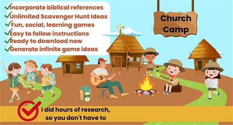 Church Camp Games & Activities for Teens. - Etsy