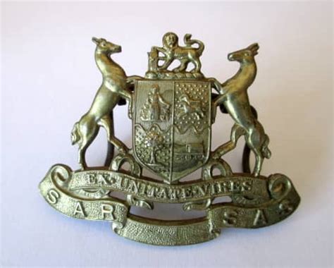 Other Badges And Insignia South African Railways Metal Badge Sar Sas Ex Unitate Vires For Sale