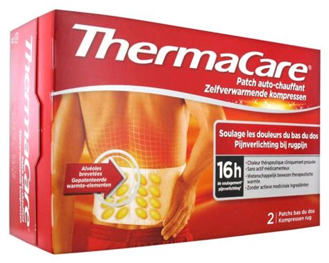 Thermacare Patch Auto Chauffant H Bas Du Dos Patchs