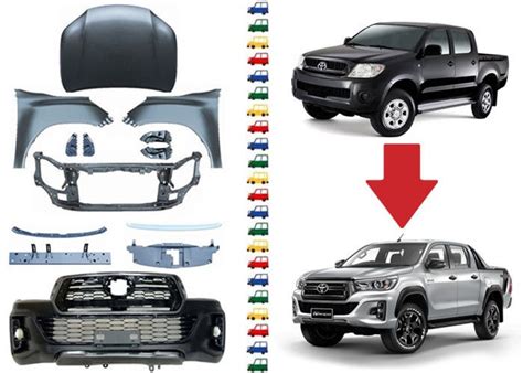 Auto Parts Body Kits For Toyota Hilux Vigo Upgrade To Hilux