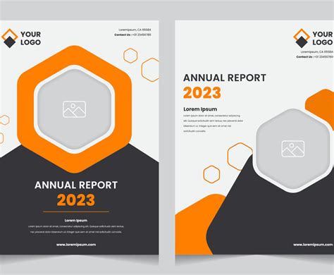 2023 Annual Report Cover Template Vector Art & Graphics | freevector.com