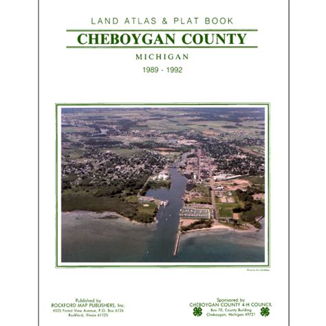 Michigan - Cheboygan County Plat Map & GIS - Rockford Map Publishers