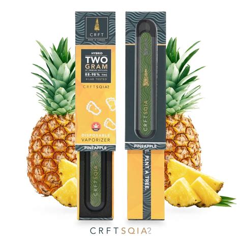 Buy Crft Pineapple G Hybrid Disposable Vape Online At Bud Cargo