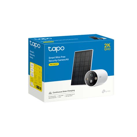 Tapo C Kit Solar Powered Security Camera Kit Tp Link India