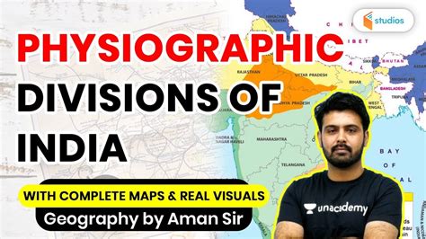 Physiographic Divisions Of India Indian Geography By Aman Sir Youtube