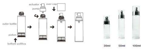 Airless Pump Bottle Z Z Precise Cosmetics Packaging