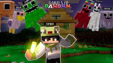 Noche Con Los Garten Of Banban En Minecraft Simba Roleplay Youtube