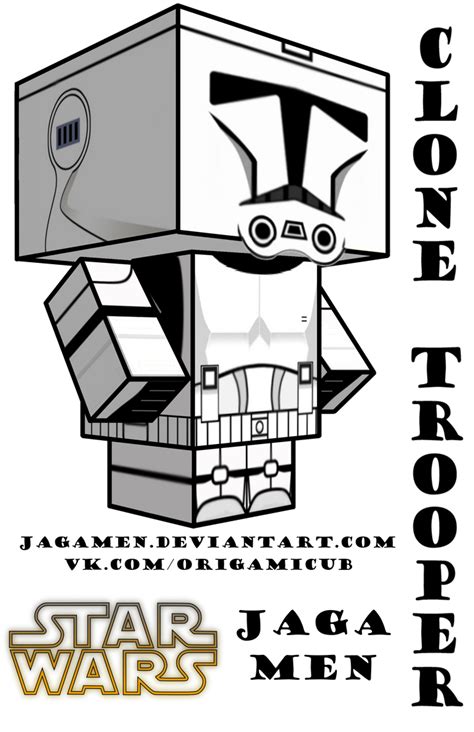 Clone Trooper Cubeecraft 3d Model By Jagamen On Deviantart