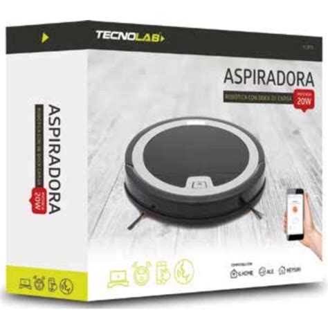 Ripley ASPIRADORA ROBOT INTELIGENTE SMART 20W DOCK CARGA TECNOLAB