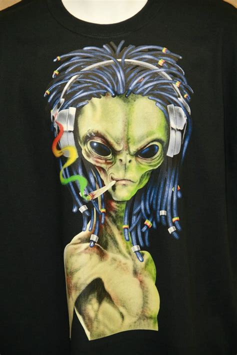 Rasta Alien Etsy