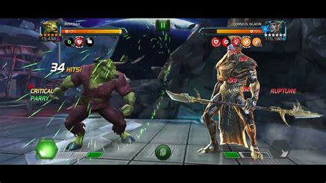 Corvus Glaive Boss Solo With Rintrah Marvel Contest Of