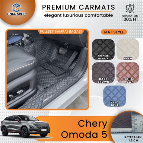 Promo Karpet Mobil Engraver Chery Omoda 5 Tahun 2023 Now Fullset Bagasi