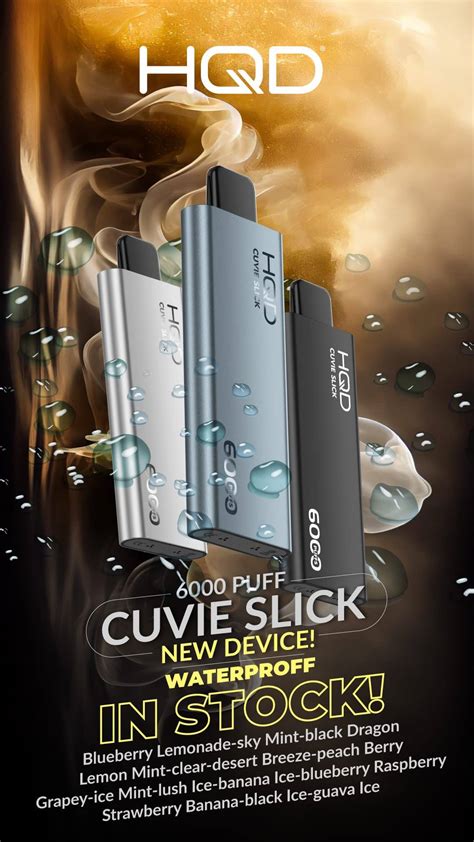 HQD Cuvie Slick 6000 Puff Disposable Vape