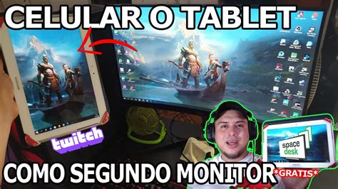 Cómo Usar Celular O Tablet Como Segundo Monitor En Tu Pc 💻 Spacedesk Youtube