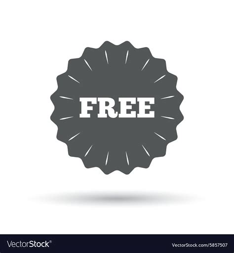 Free sign icon special offer symbol Royalty Free Vector