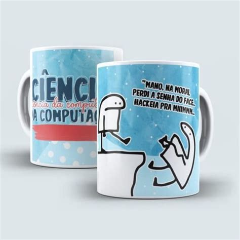 Caneca ciência da computação Flork Atelier das Canecas