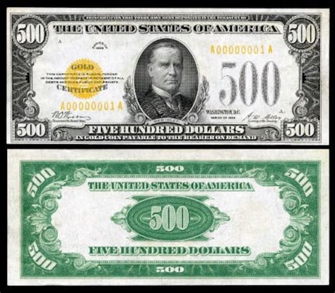 Real 500 Dollar Bill