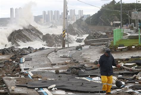 Power Outages Damage As Typhoon Hinnamnor Hits S Korea The Star