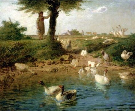 The Goosegirl Oil By Jean Fran Ois Millet France