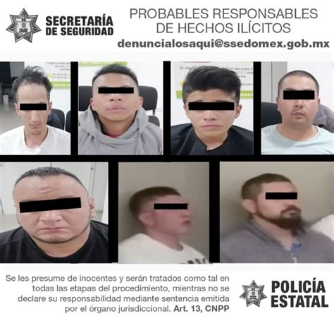 Detienen A Siete Presuntos Responsables Del Delito De ExtorsiÓn