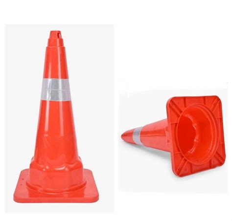 Red And White Inch Kg Road Safety Pvc Traffic Cone At Rs In