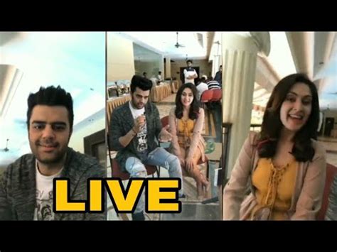 Manish Paul Manjari Fadnnis Instagram Live Stream March