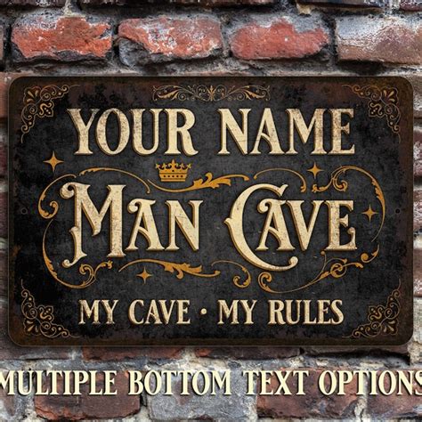 Man Cave Wall Decor - Etsy