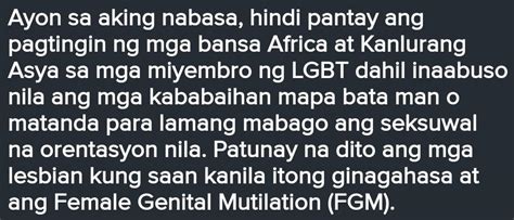 Ayon Sa Binasa Pantay Ba Ang Pagtingin Sa Mga Kababaihan At Mga