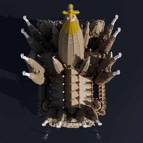 Modelo 3d La Sagrada Familia Turbosquid 2103904