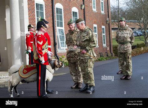 Bulford Camp Salisbury Uk 9th February 2018 Hrh Prince Of Wales