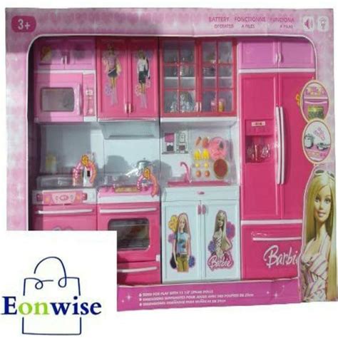 Moravla Playing Modern Barbie Doll Kids Kitchen Set For Girls With