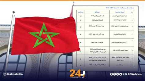 لائحة العطل الجامعية 2024 بالمغرب