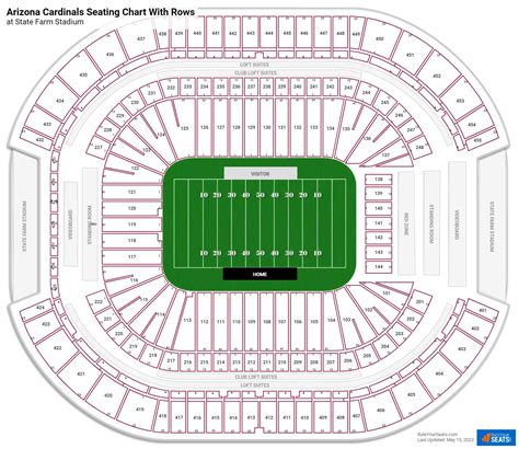 University Of Phoenix Football Stadium Seating Chart