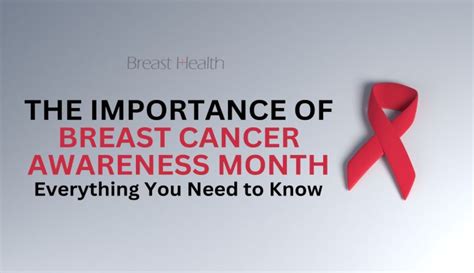 The Importance Of Breast Cancer Awareness Month Everything You Need To